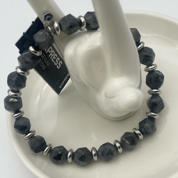 Express Genuine Stone Bracelet with Silver Accents - Picture 1 of 4